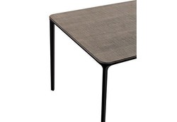 TABLE RECTANGULAIRE AVEC ALLONGE SLIM Sovet Italia Design Contemporain Caen