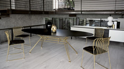 TABLE OVALE SANDERS Bontempi Casa Design Contemporain Caen