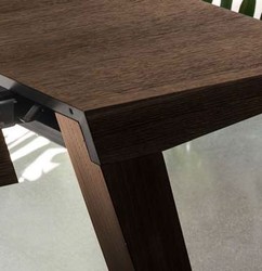 Table FLAP rectangulaire avec allonges Dallagnese Design Contemporain Caen