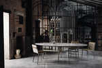 Table Repas Ovale Glamour Bontempi Casa Design Contemporain Caen