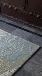 Tapis NIEBLA Amazonite Serge Lesage Design contemporain Caen