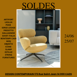 SOLDES 24/06- 27/07/2025 Design contemporain Caen