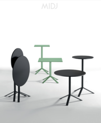 Table bistrot Square Midj Design contemporain Caen