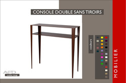 CONSOLE AFD GRAND SOEUR 4P double plateaux DESIGN CONTEMPORAIN CAEN