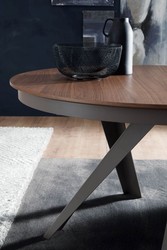 Table EMISPHERO ronde avec allonge Ozzio Design Contemporain Caen