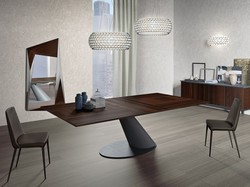 THOR TABLE RECTANGULAIRE AVEC ALLONGES Ozzio Design Contemporain Caen