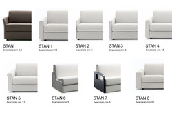 Stan canap convertible Milano Bedding Design Contemporain Caen