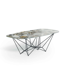 Table FIL8 Fixe shaped Ozzio Design contemporain Caen