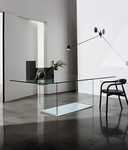 TABLE VERRE VALENCIA Sovet Italia Design Contemporain Caen