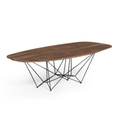 Table FIL8 Fixe shaped Ozzio Design contemporain Caen