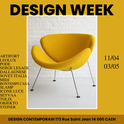 Design week jusqu'au 14 Septembre 2024 Design contemporain Caen