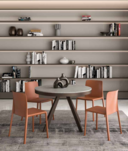 Table ronde extensible PETALO Easyline Desing contemporain Caen
