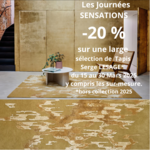 -20 % sur une large slection de tapis Serge Lesage chez Design Contemporain Caen
