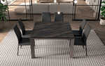 TABLE METRO Carre avec ALLONGE OZZIO Design Contemporain Caen
