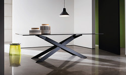 TABLE RECTANGULAIRE CROSS SOVET Design contemporain Caen