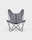 Fauteuil AA Butterfly Tissu Batyline Ardoise Design Contemporain Caen