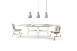 Table Universe Ovale Bontempi Design Contemporain Caen