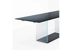 TABLE VERRE VALENCTABLE VERRE VALENCIA Sovet Italia Design Contemporain Caen