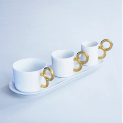 Maniriste TRIO 3 tasses Extranorm Design contemporain Caen