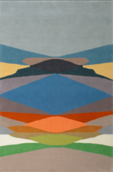 Tapis DISTORTION MULTICOLORE Serge Lesage Design Contemporain Caen