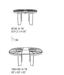 Table Brixton Ozzio Italia Design Contemporain Caen