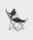 Fauteuil AAnd Butterfly Peau Marron Blanc Design Contemporain Caen