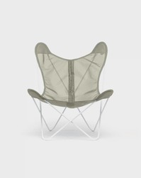 Fauteuil AA Butterfly Tissu Batyline Amande  Design Contemporain Caen