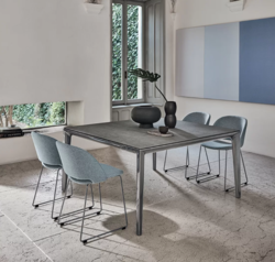 Table Duke carre avec allonge Bontempi Casa Design Contemporain Caen