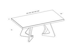 LSD Table repas Mobenia Design Contemporain Caen