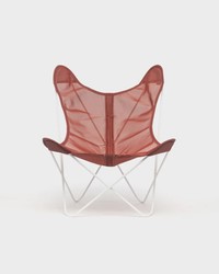 Fauteuil AAnd Butterfly Tissu Batyline Terracotta  Design Contemporain Caen