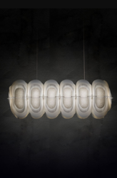 Fiordlys Silver  Suspension Slamp Design contemporain Caen