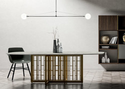 Table Repas MASTERTABLE Ovale Dall Agnese Design Contemporain Caen