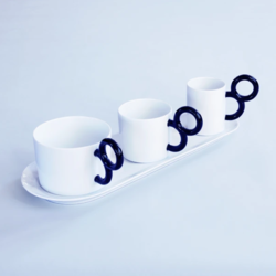 Maniriste TRIO 3 tasses Extranorm Design contemporain Caen