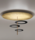 Plafonnier Hula Hoop Dor et Noir FO+NE P3 ICONE LUCE Design contemporain Caen