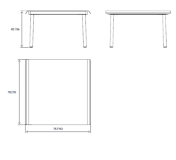 Table Basse Patio Tolix Design contemporain Caen