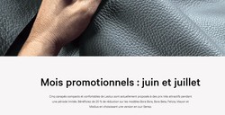 Promo Leolux 5 canap�s � -20 % en cuir Senso Design Contemporain Caen