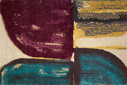 Tapis koe bleu Serge Lesage Fin de s�rie