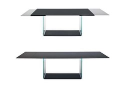 TABLE VERRE VALENCIA Sovet Italia Design Contemporain Caen