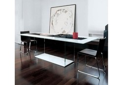 TABLE VERRE VALENCIA Sovet Italia Design Contemporain Caen