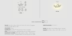 SUSPENSION HANAMI SLAMP Design Contemporain Caen