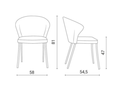 Fauteuil Andr Easyline Ozzio Design contemporain Caen