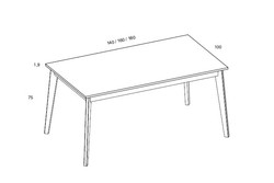Table Moss Mobenia Design contemporain Caen