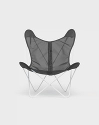 Fauteuil AA Butterfly Tissu Batyline Noir Eden  Design Contemporain Caen