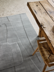 Tapis Bref Gris Bleut Serge Lesage Design contemporain Caen