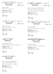 Table FIL8 Fixe shaped Ozzio Design contemporain Caen