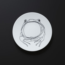 Assiette GRENOUILLE Prdateurs Extranorm Design Contemporain Caen