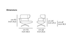 Fauteuil TULLA Midj Design contemporain Caen
