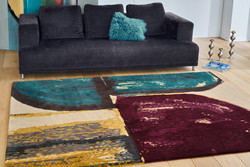 Tapis koe bleu Serge Lesage Fin de s�rie