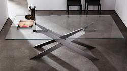 TABLE RECTANGULAIRE CROSS SOVET Design contemporain Caen