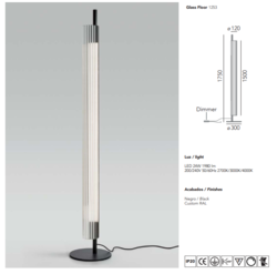 Lampadaire Glass Floor Insolit Design contemporain Caen